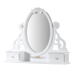Espejo rectangular para joyería Flora de 120 cm de largo x 96 cm de alto