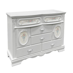 Flora 6 Drawers 52"L Dresser with Door