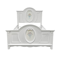 Cama adolescente de madera maciza Flora