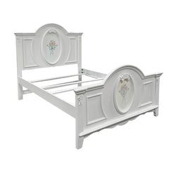 Cama adolescente de madera maciza Flora