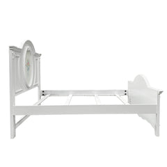 Cama adolescente de madera maciza Flora