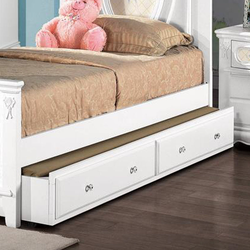Flora Trundle (Twin) - White