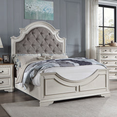 Cama Queen tapizada Florian
