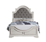 Cama Queen tapizada Florian