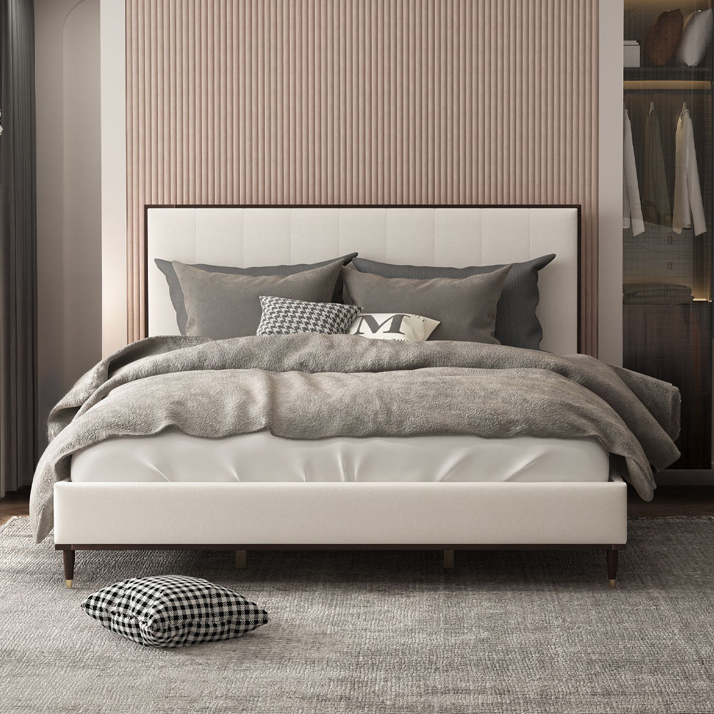 Cama tapizada Carena de 56" de alto