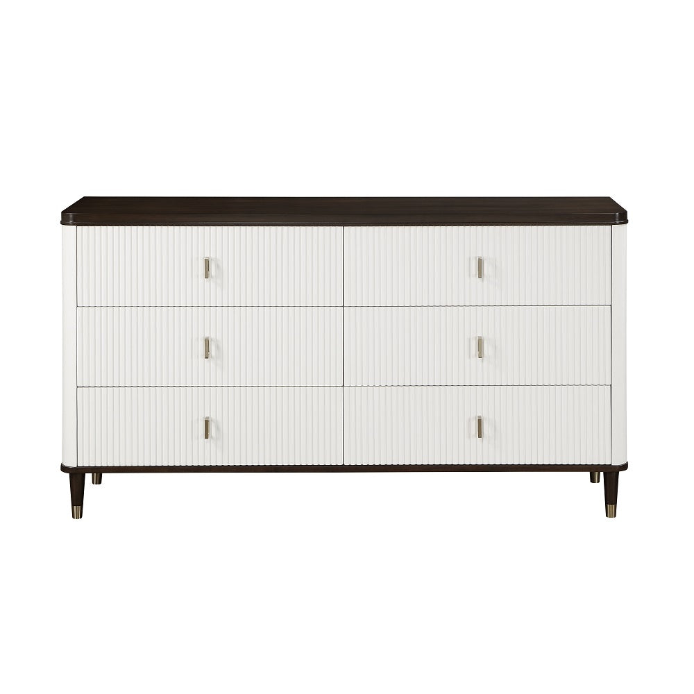 Carena Rectangular 6-Drawer Dresser with Jewelry Tray