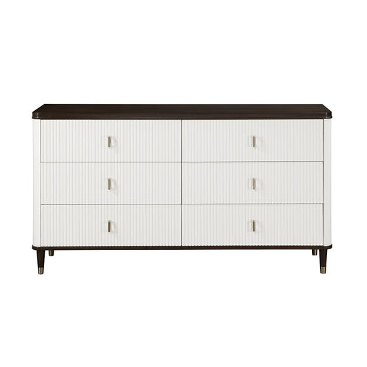 Carena Rectangular 6-Drawer Dresser with Jewelry Tray