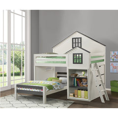 Cama individual de madera maciza para adolescentes Ratana