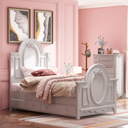 Cama adolescente de madera maciza Flora