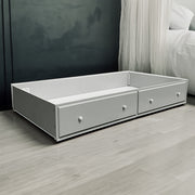 Flora Trundle (Twin) - Gray