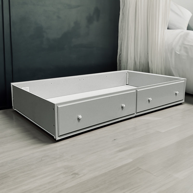 Flora Trundle (Twin) - Gray