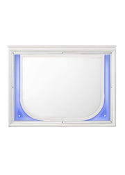 Espejo rectangular Tarian de 120 cm de largo x 91 cm de alto con LED