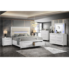 Espejo rectangular Tarian de 120 cm de largo x 91 cm de alto con LED