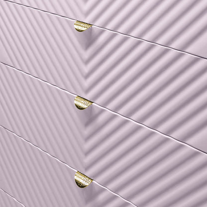 Gaines Chest - Pink High Gloss