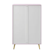 Gaines Chest - Pink High Gloss