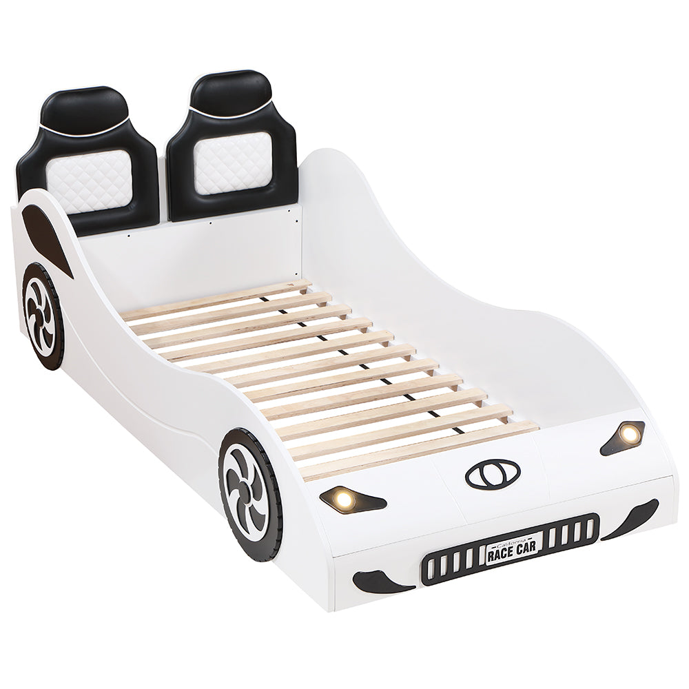 Colen Car Bed (Twin) - White