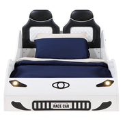 Colen Car Bed (Twin) - White
