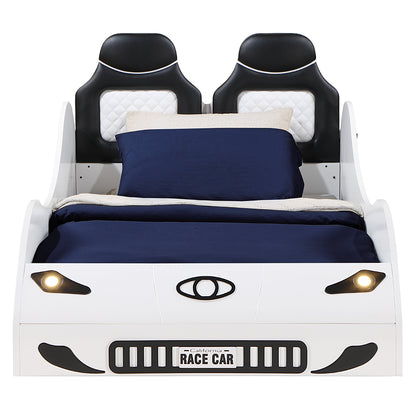 Colen Car Bed (Twin) - White