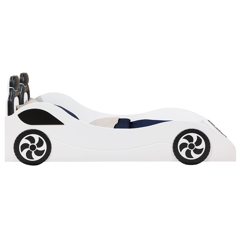 Colen Car Bed (Twin) - White