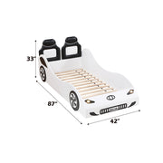 Colen Car Bed (Twin) - White