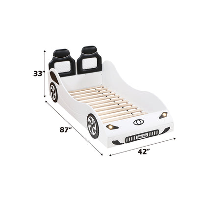 Colen Car Bed (Twin) - White
