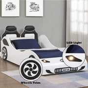 Colen Car Bed (Twin) - White