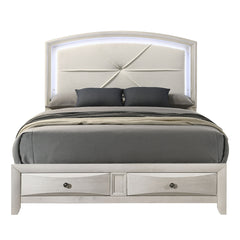 Ramondi Eastern King Bed w/Storage & LED