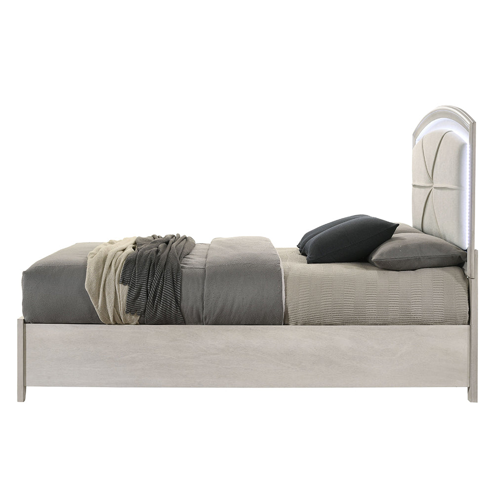 Ramondi Eastern King Bed w/Storage & LED