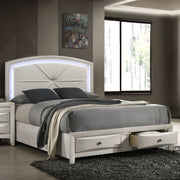 Ramondi Eastern King Bed w/Storage & LED