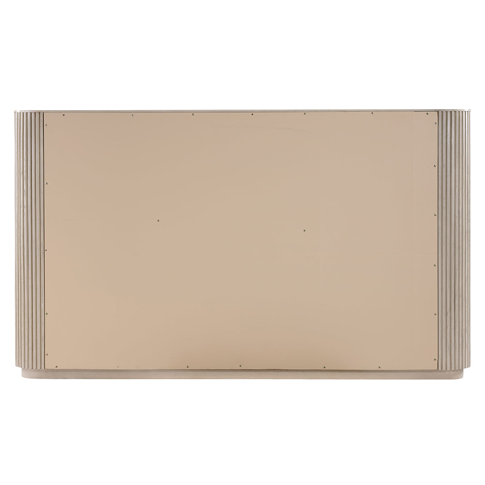 Leanna Eastern King Bed - Light Oak