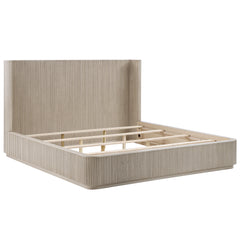 Leanna Queen Bed - Light Oak