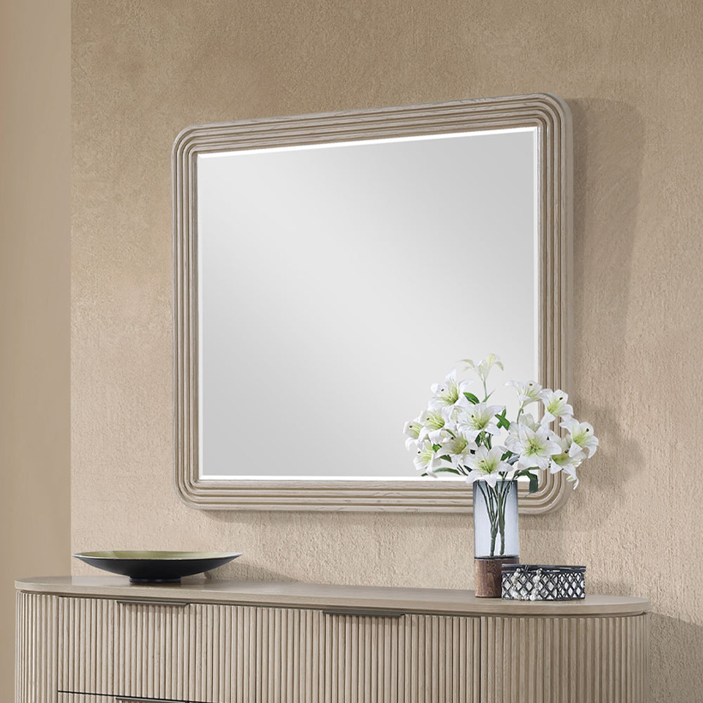 Leanna Mirror - Light Oak