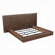 Leanna Queen Bed - Brown Oak