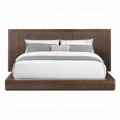 Leanna Queen Bed - Brown Oak