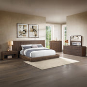 Leanna Mirror - Brown Oak