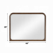 Leanna Mirror - Brown Oak