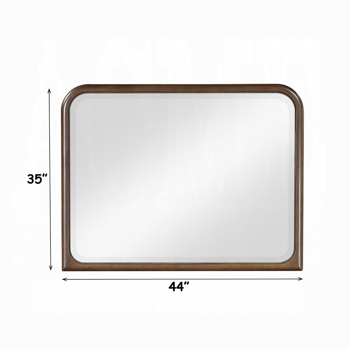 Leanna Mirror - Brown Oak