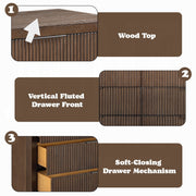 Leanna Dresser w/Wood Top