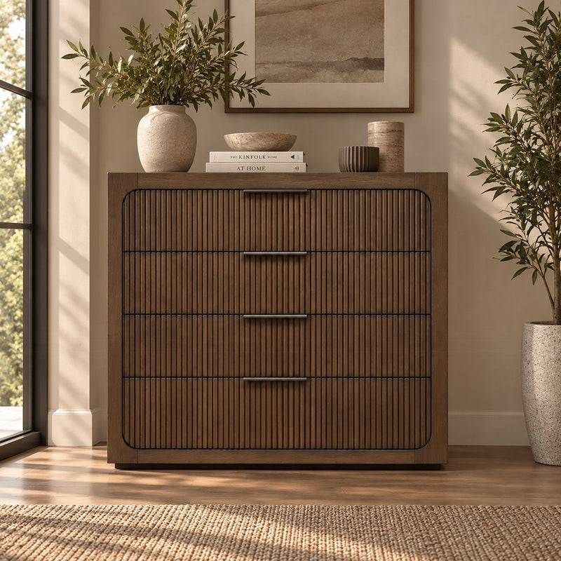 Leanna Chest - Brown Oak