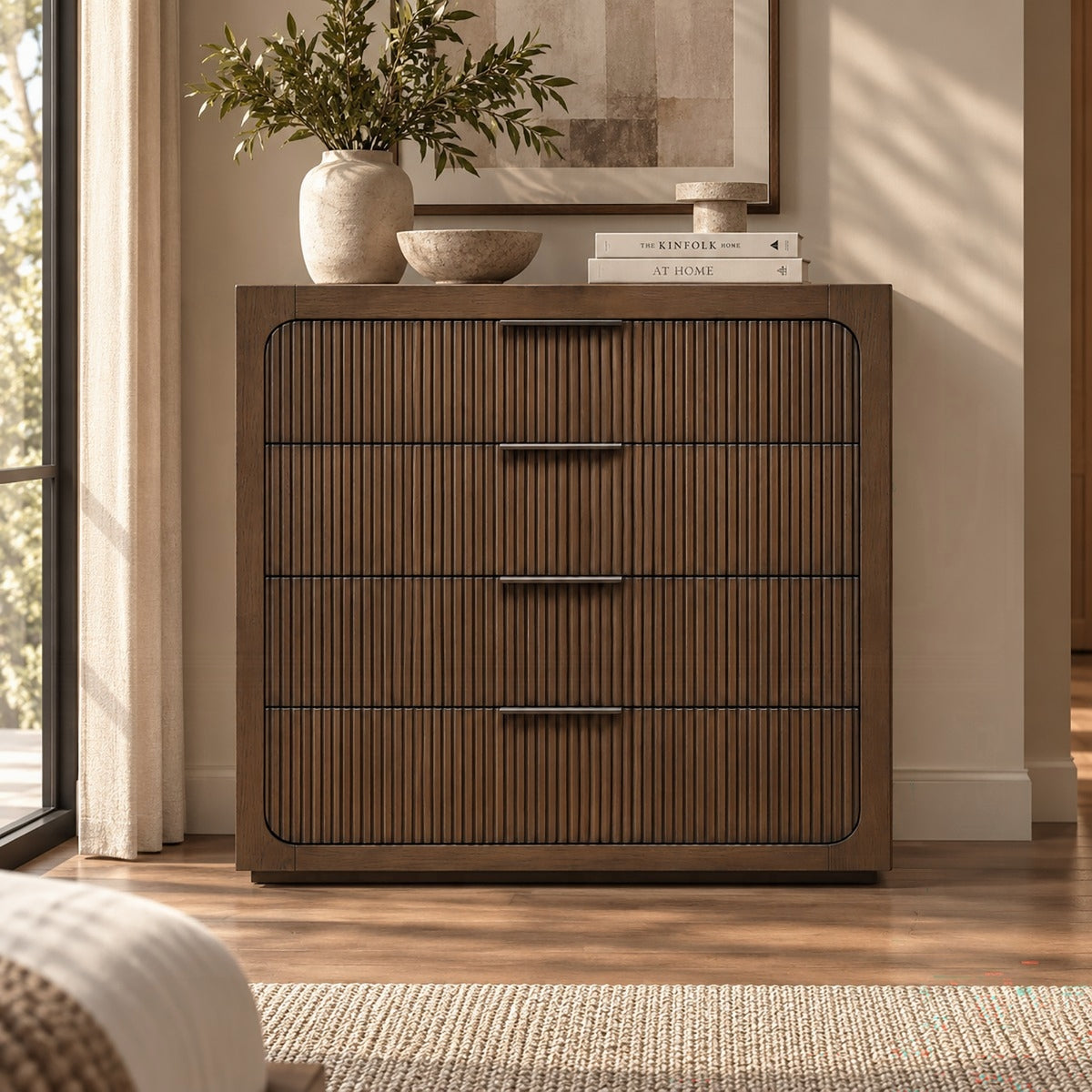 Leanna Chest - Brown Oak