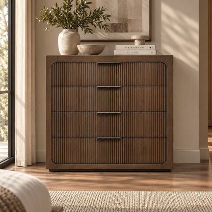 Leanna Chest - Brown Oak