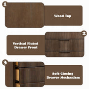 Leanna Chest - Brown Oak
