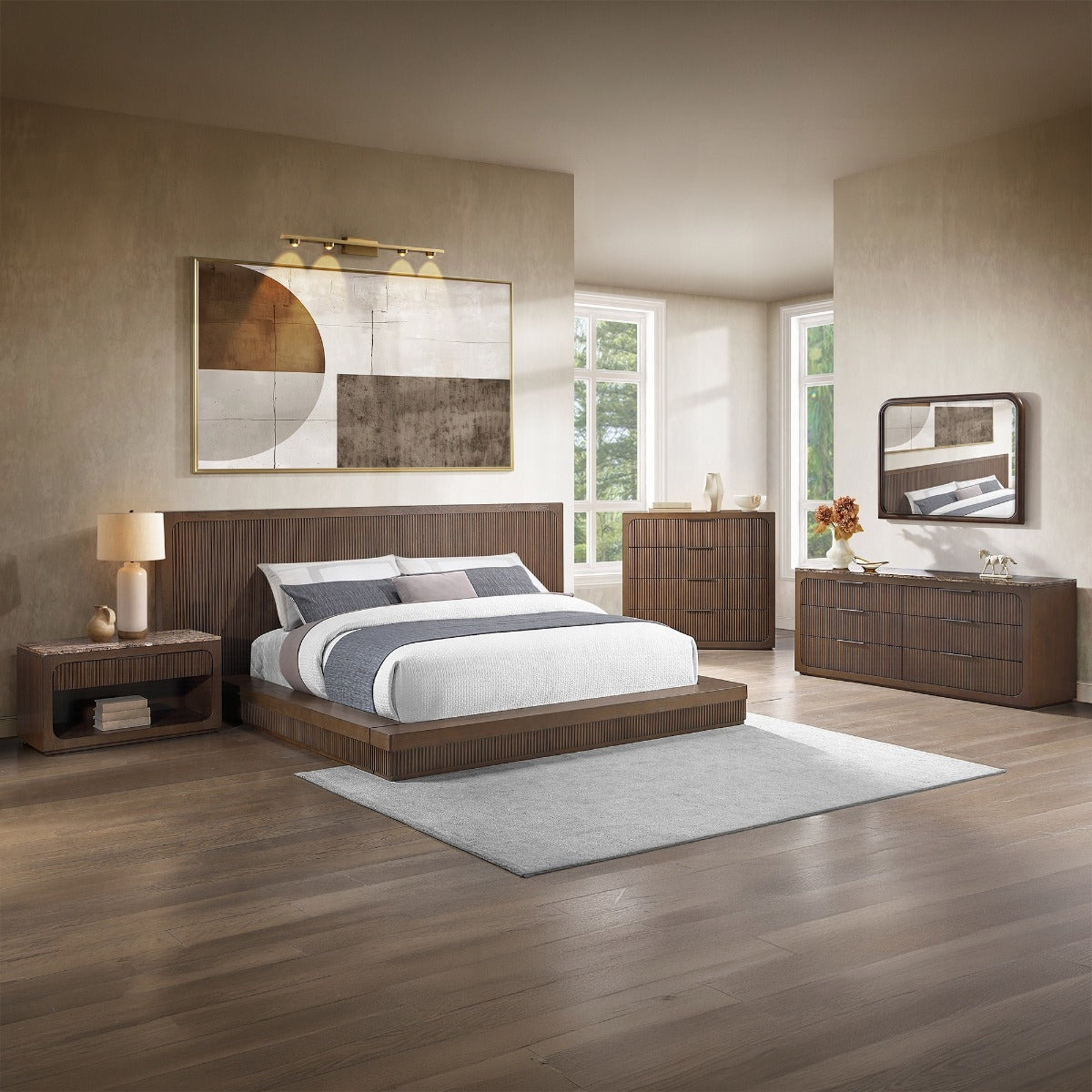 Leanna Chest - Brown Oak