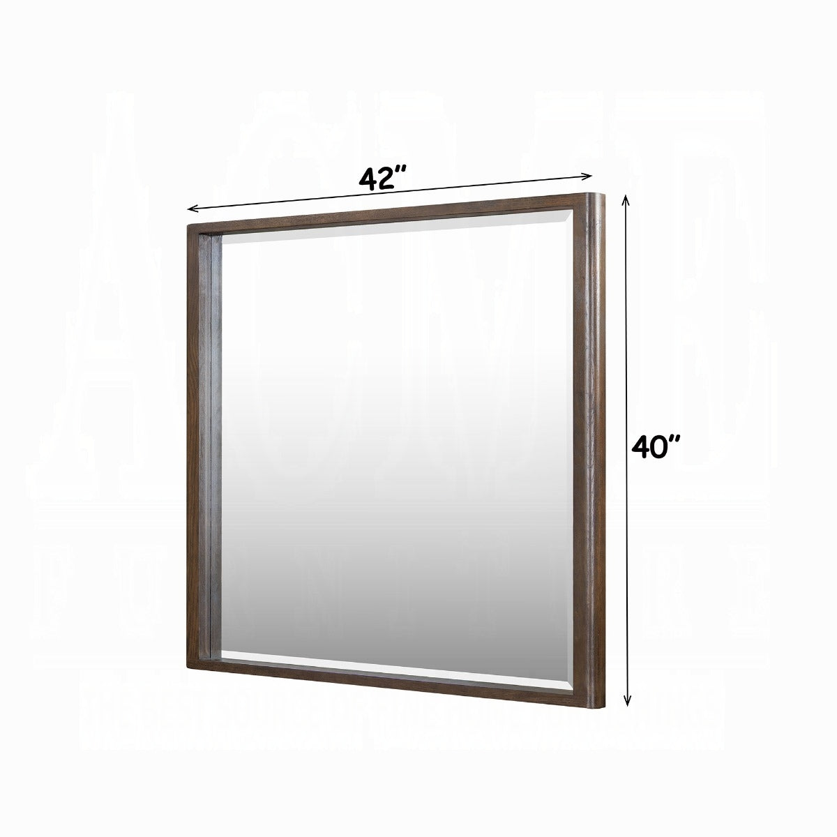 Zoey Mirror - Brown Oak