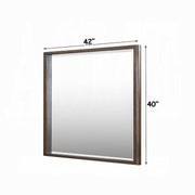 Zoey Mirror - Brown Oak