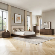 Zoey Mirror - Brown Oak