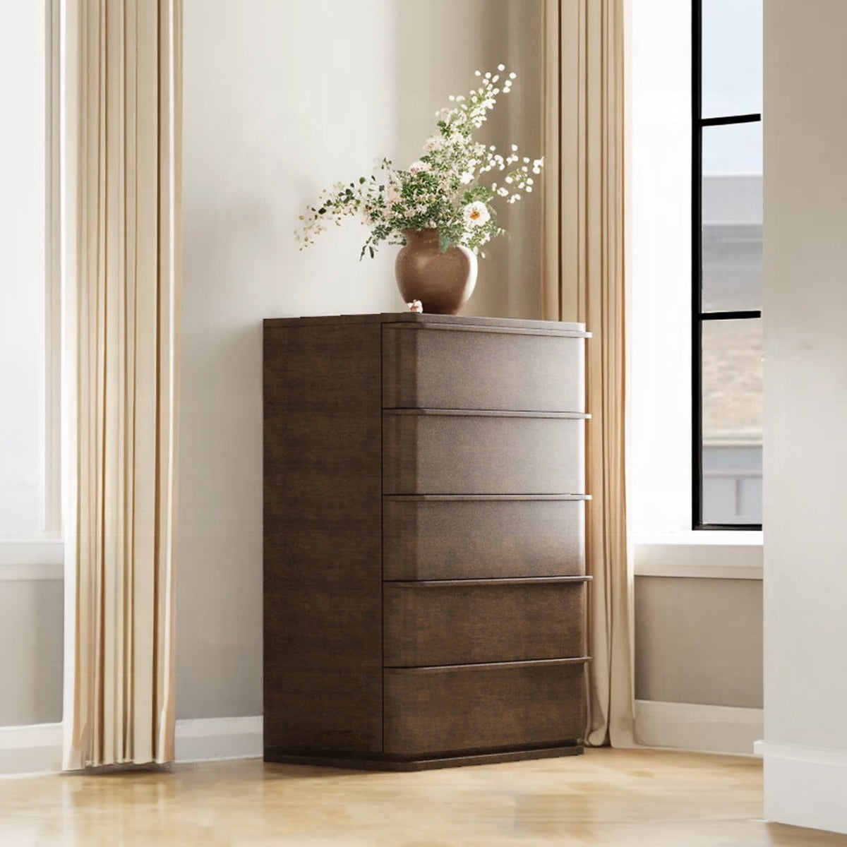 Zoey Chest - Brown Oak