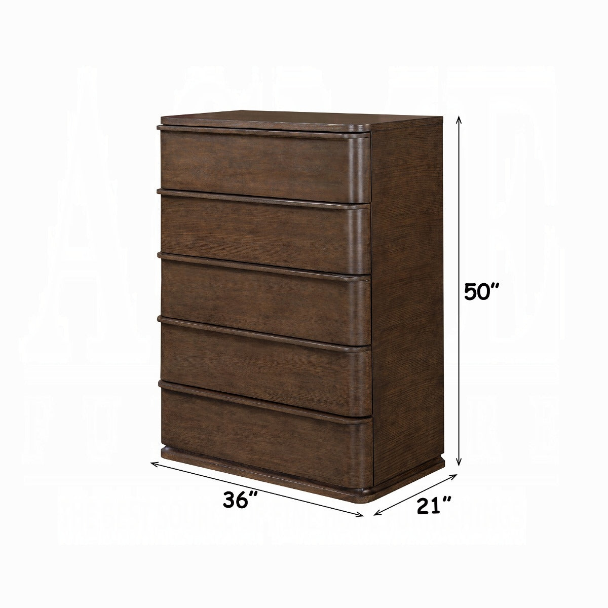 Zoey Chest - Brown Oak