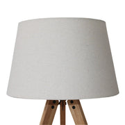 Birch Three Legged Wooden Bar Table Lamp - Natural - Black