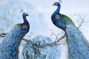 ''Sparkling Peacocks Rhinestones'' Tempered Glass